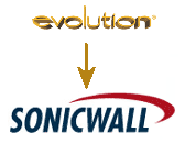 [Evolution/Sonicwall Logo]