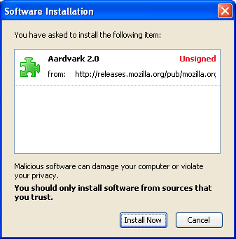 installing Aardvark