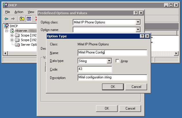 download option 150 dhcp cisco ip phone