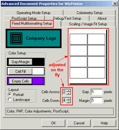 Print Driver - Fixed Multiformatting