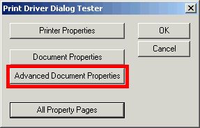 Print Driver - Test Front-end