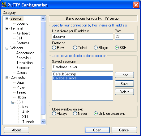 windows terminal putty