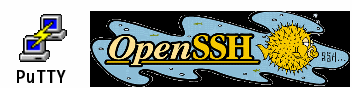 PuTTY and OpenSSH logos